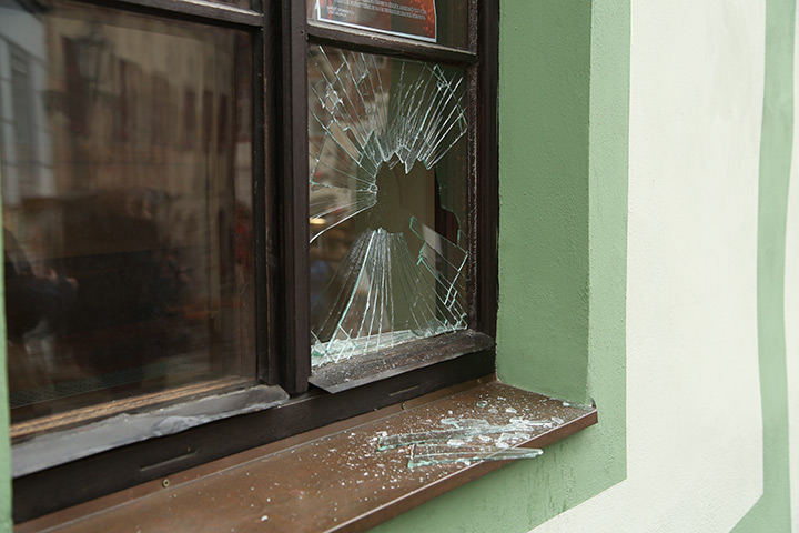 A2B Glass are able to board up broken windows while they are being repaired in Hebden Bridge.